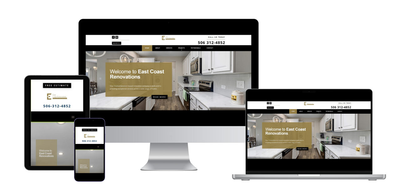 East Coast Renovations website