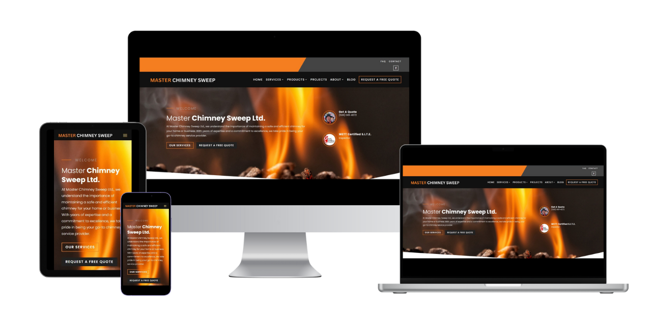 Master Chimney Sweep website